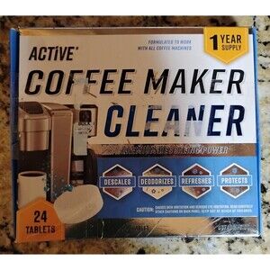 Active Coffee Maker Cleaner one year supply